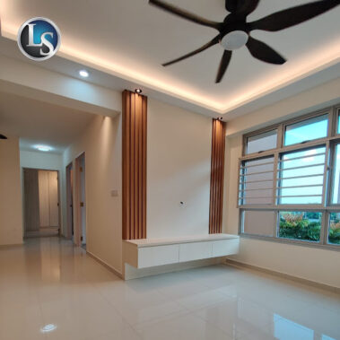 BTO Renovation | 355A Anchorvale Lane - Living Room Renovation