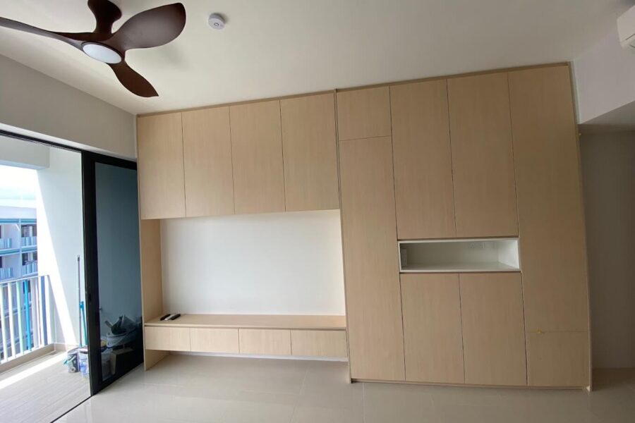 Condo Renovation - TV Console Cabinet
