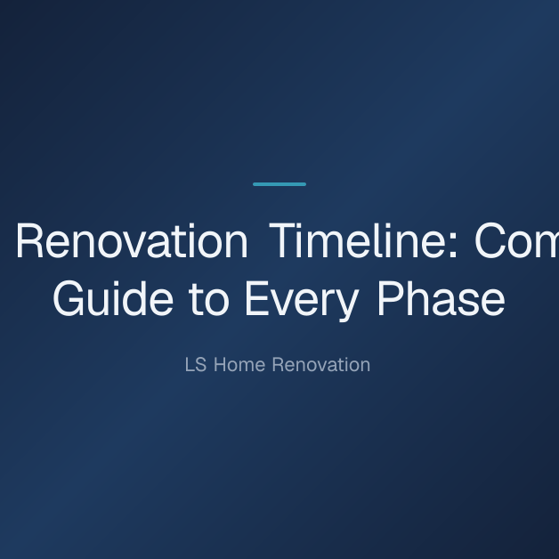 Home Renovation Timeline — Home Renovation Timeline: Complete Guide to Every Phase